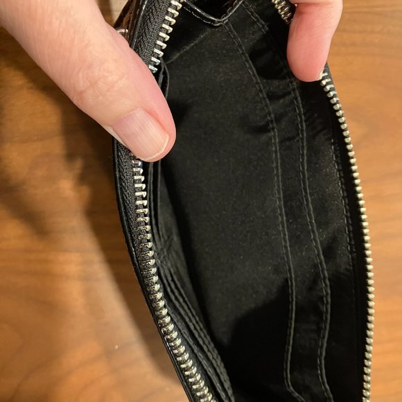 Coach Black Patent Leather Wristlet - Picture 4 of 6